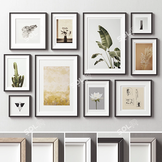 Variety Frames Collection - 10 Sizes 3D model image 1