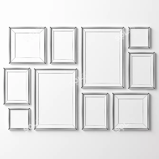 Variety Frames Collection - 10 Sizes 3D model image 4