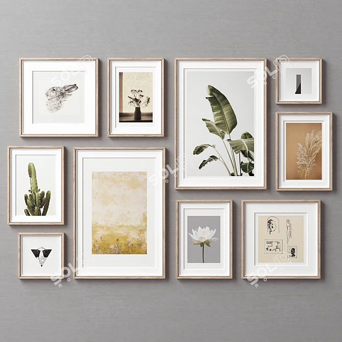 Variety Frames Collection - 10 Sizes 3D model image 8