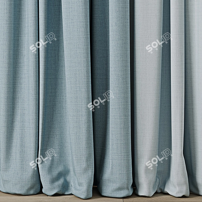 Curtain 852 3D Model Package 3D model image 2