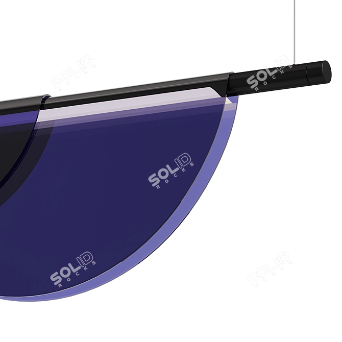 Colorful Modern Lamp Design 3D model image 2