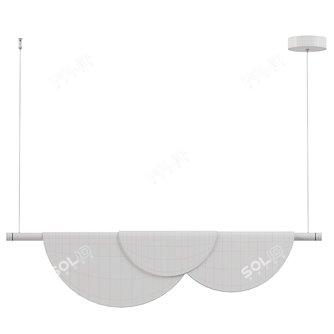 Colorful Modern Lamp Design 3D model image 3