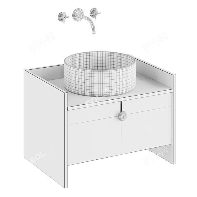 SWING Vanity Unit Furniture 3D model image 3