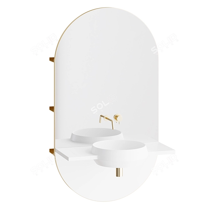 Ex.t ARCO | Sink Vanity Set 3D model image 2