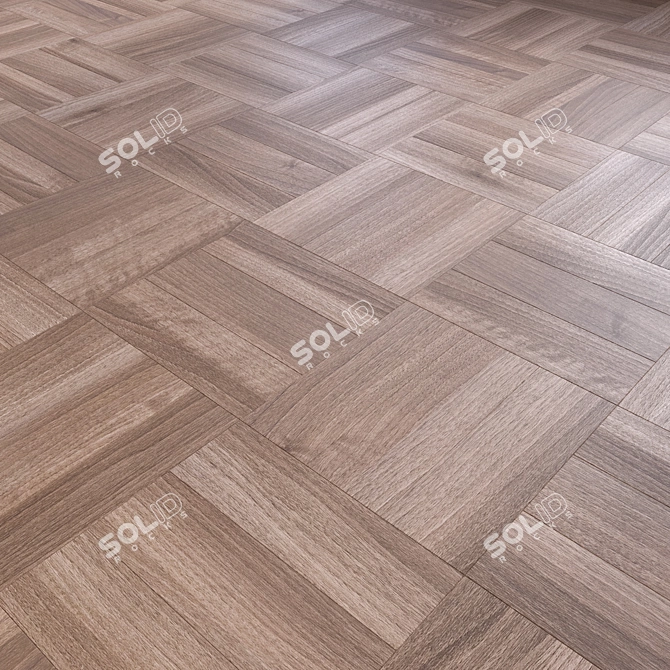 Versatile 3D Wood Flooring Model 3D model image 2