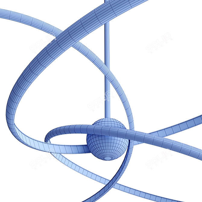 Modern Alula Pendant Light Fixture 3D model image 3