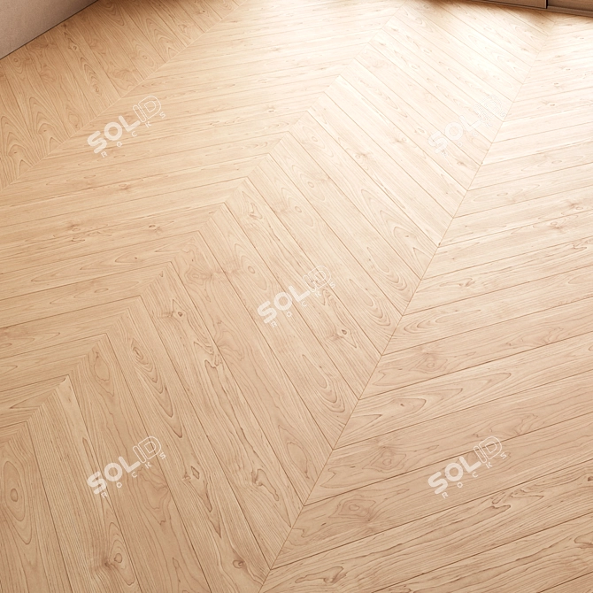 CoronaMultiMap Oak Parquet Floor 3D model image 4