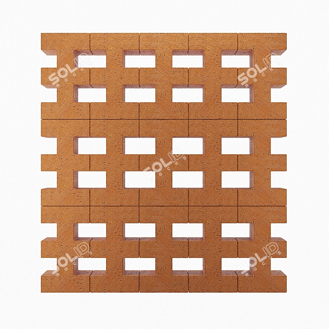 Mutina Brac 3D Modular Tiles 3D model image 3