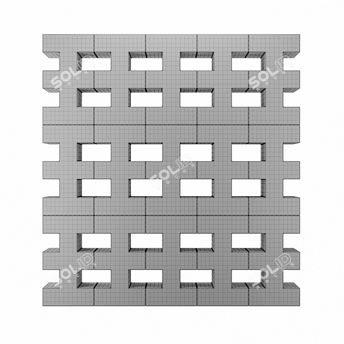 Mutina Brac 3D Modular Tiles 3D model image 4