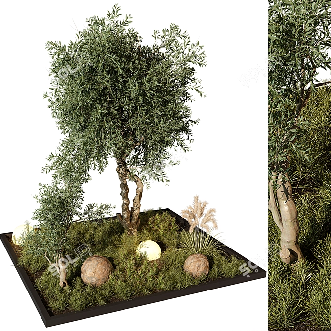 Outdoor Plant 249 3D Model 3D model image 2