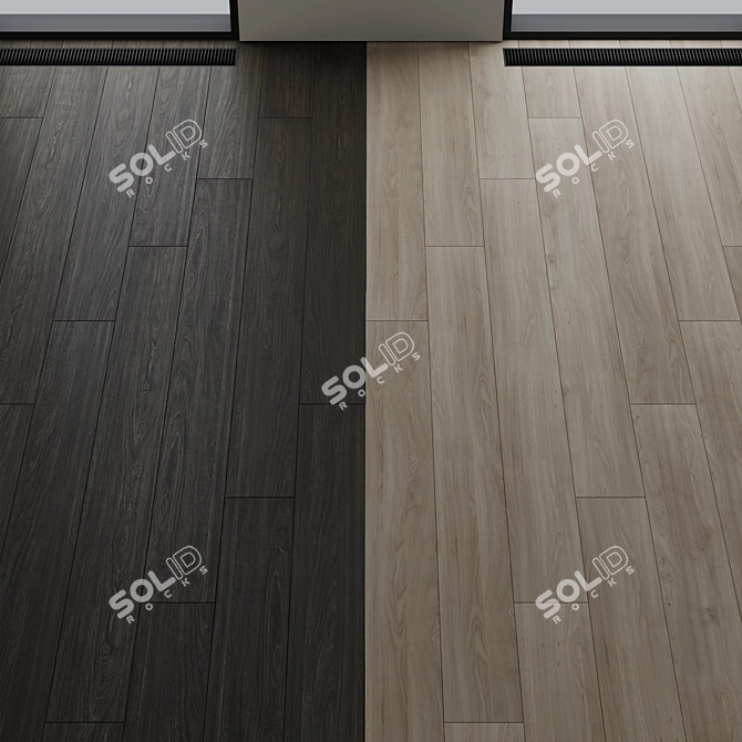 Versatile Parquet Flooring Options 3D model image 1