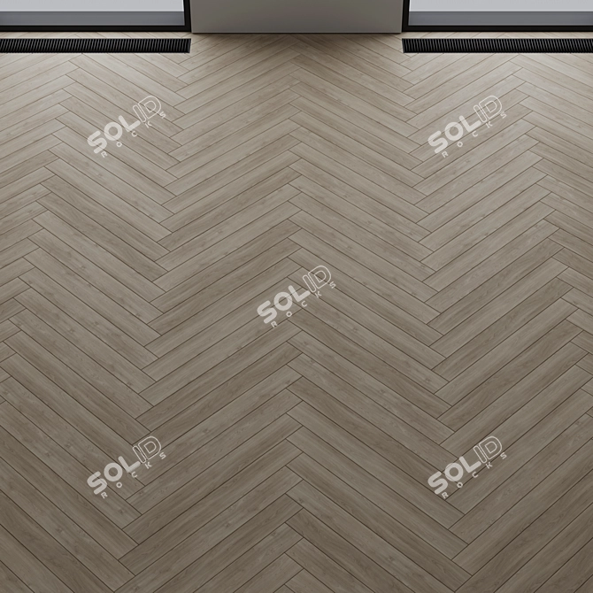 Versatile Parquet Flooring Options 3D model image 5