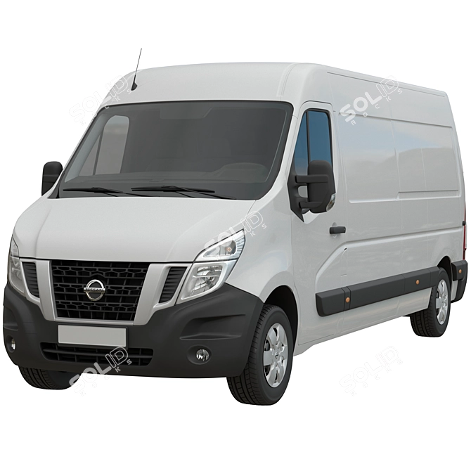 Nissan NV400 Medium Roof Van 3D model image 2