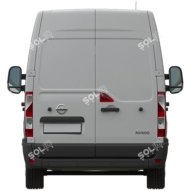 Nissan NV400 Medium Roof Van 3D model image 9