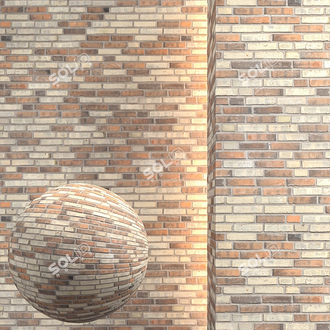 Seamless Brick Texture Pack 3D model image 1