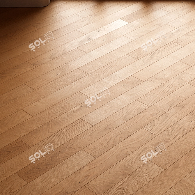 CoronaMultiMap Oak Parquet Flooring 3D model image 2