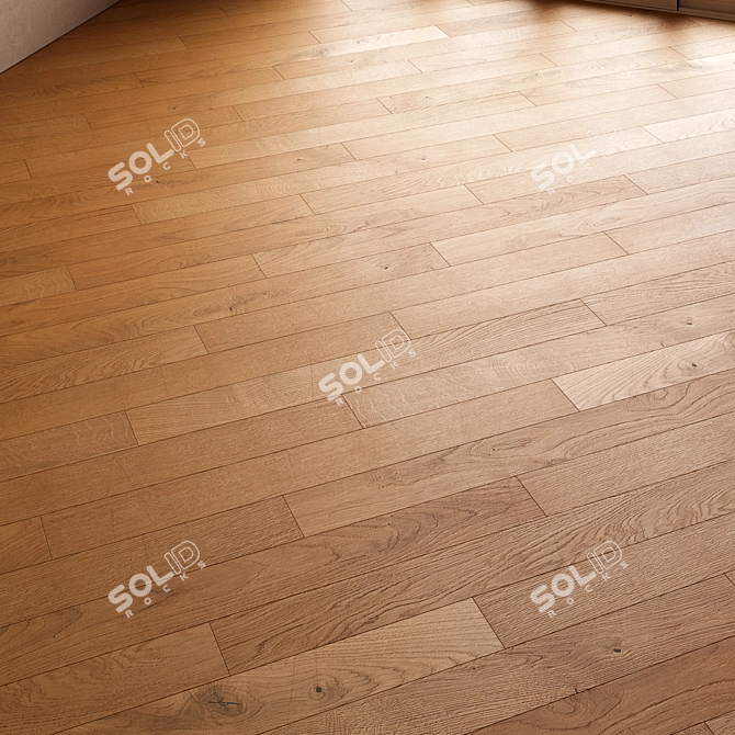 CoronaMultiMap Oak Parquet Flooring 3D model image 6