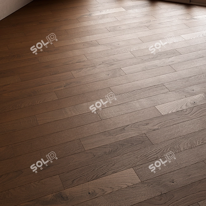 CoronaMultiMap Oak Parquet Flooring 3D model image 7