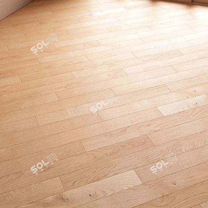 CoronaMultiMap Oak Parquet Flooring 3D model image 9