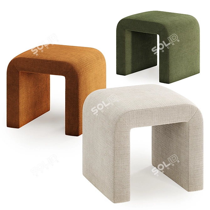 Translated Description: Sophia Deluxe Curved Upholstered Ottoman Bench available in a set of 3 different colors.


Sophia Curved Ottoman Bench Collection 3D model image 1