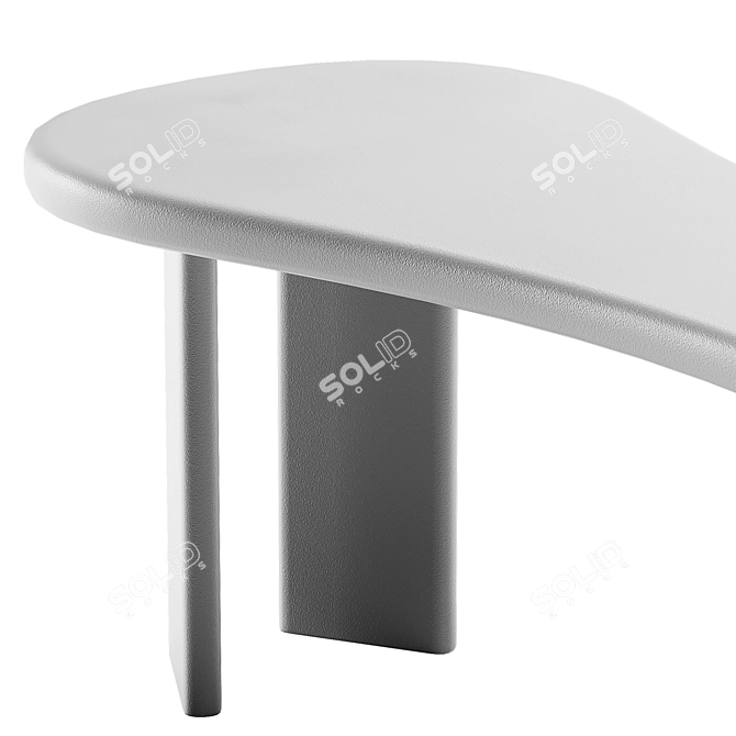 WAVE Writing Desk by M&M 3D model image 2