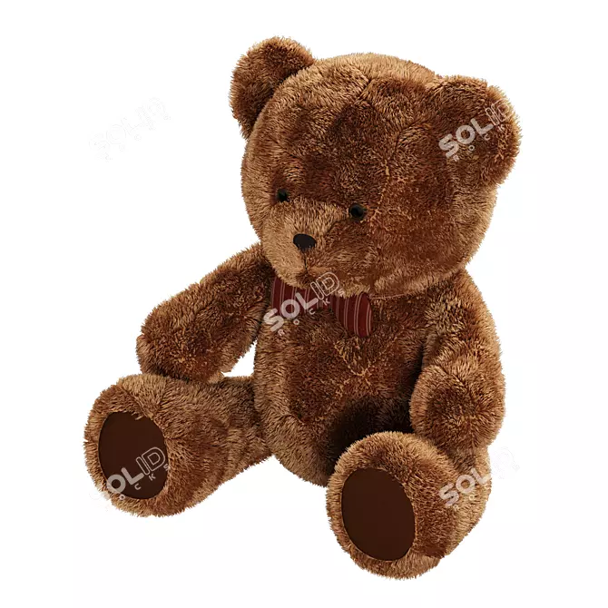 Teddy Bear Toy Model 3D 3D model image 2