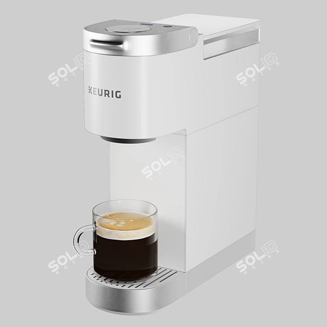 Compact Single Serve Coffee Maker 3D model image 6