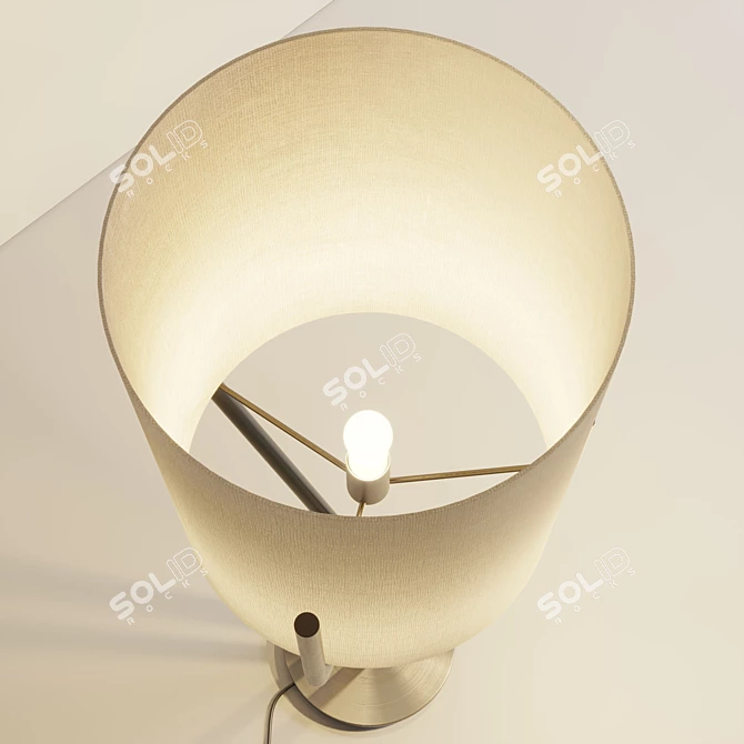 Branching Elegance Floor Light 3D model image 4