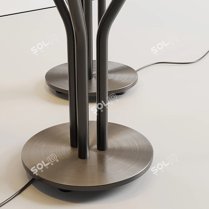 Branching Elegance Floor Light 3D model image 6