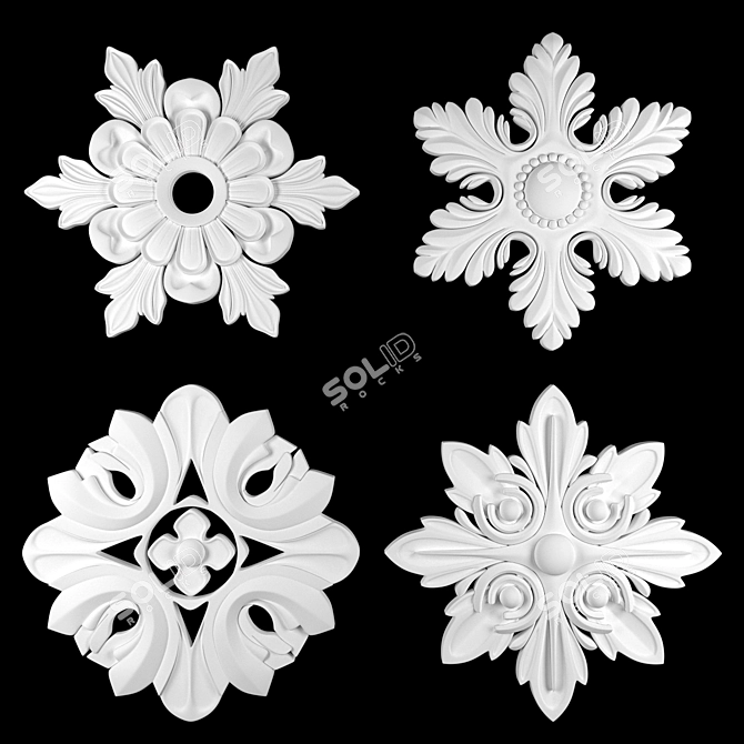 Ornament Design Pack 21 3D model image 2