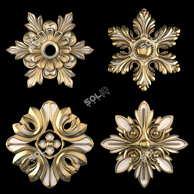 Ornament Design Pack 21 3D model image 3