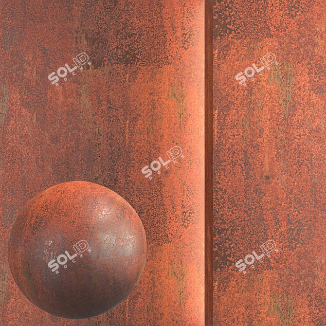 Seamless Metal Texture Pack 3D model image 1