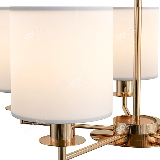 Tyler 5 Pendant Light Fixture 3D model image 2