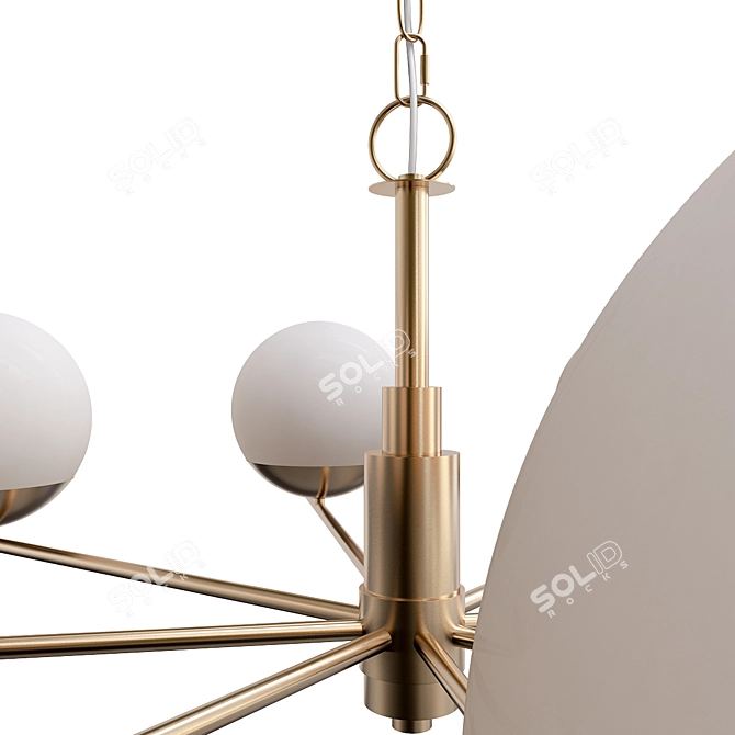 BOMBAZINE 8 Pendant Light Fixture 3D model image 2