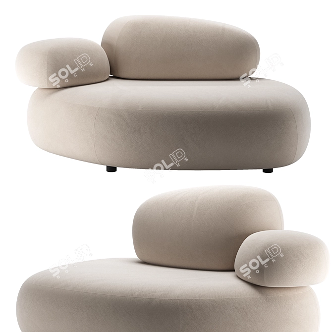 Moroso Set 2 Pebble Rubble 3D model image 2