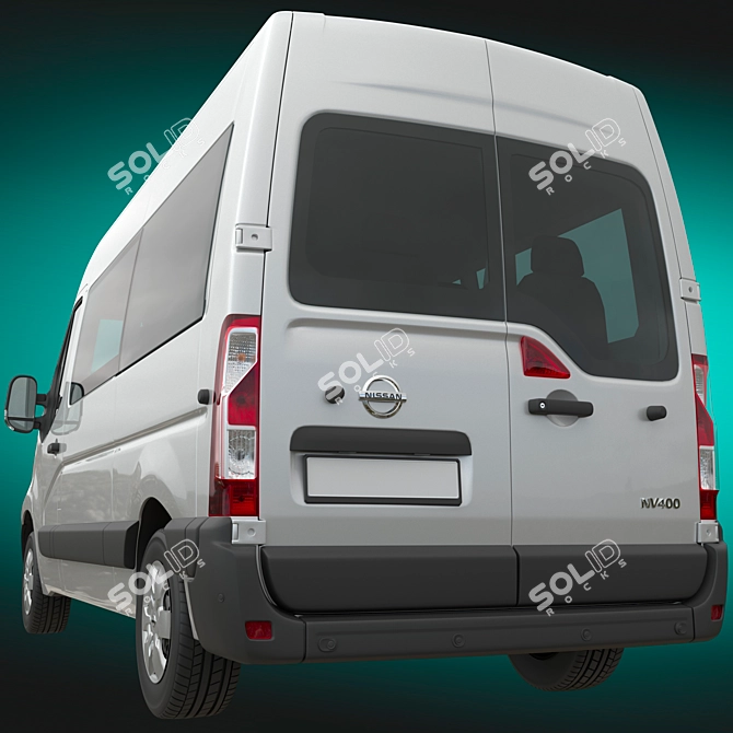 Nissan NV400 Minibus Models Pack 3D model image 3