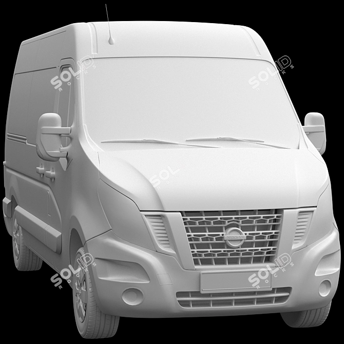 Nissan NV400 Minibus Models Pack 3D model image 7