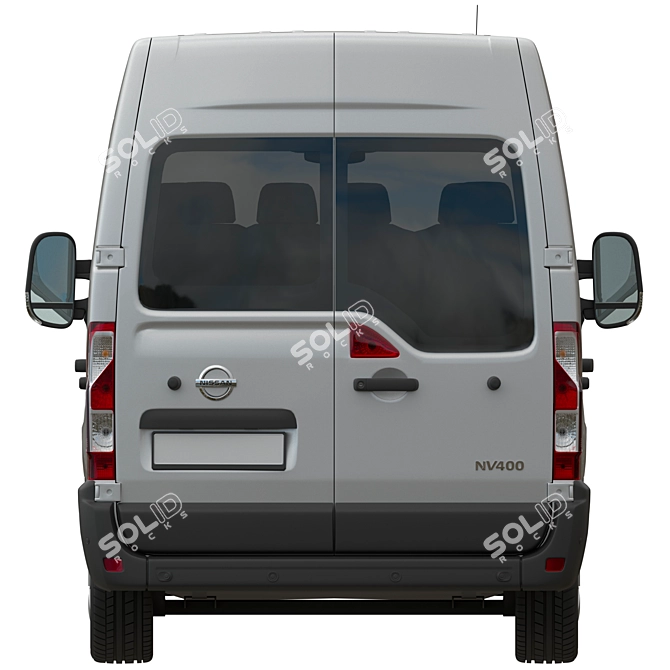 Nissan NV400 Minibus Models Pack 3D model image 9