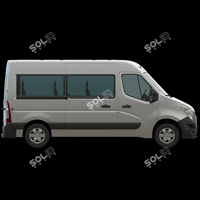 Nissan NV400 Minibus Models Pack 3D model image 10