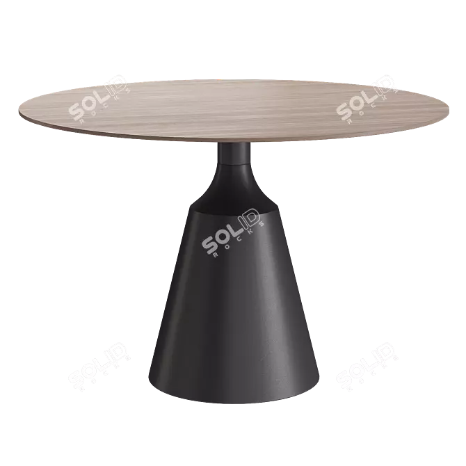 Parma Dining Table: Designer Elegance 3D model image 6