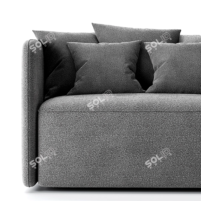 Wave Sofa by Manner & Matter 3D model image 3