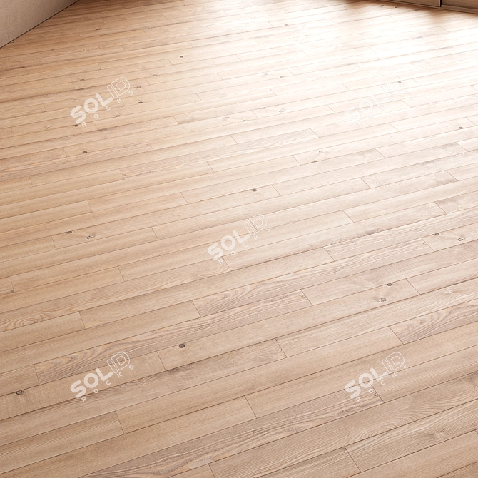 CoronaMultiMap Oak Parquet Flooring 3D model image 2