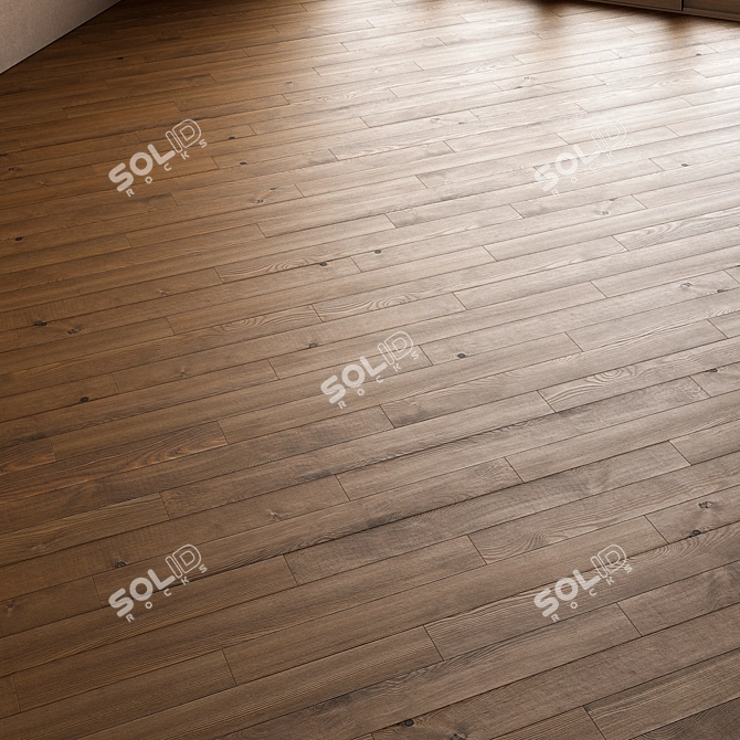 CoronaMultiMap Oak Parquet Flooring 3D model image 3