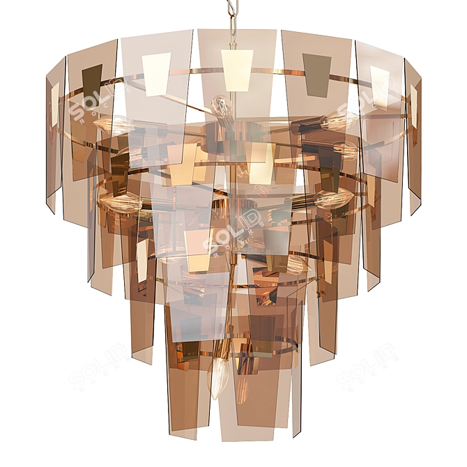 Elegant Arte Lamp Sophia Chandelier 3D model image 1