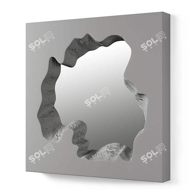 Stone Mirror Collection: Broken Stone 3D model image 3