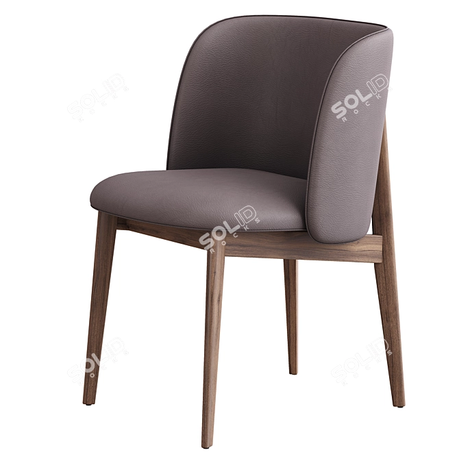  Sleek ABREY Chair Render Set 3D model image 6