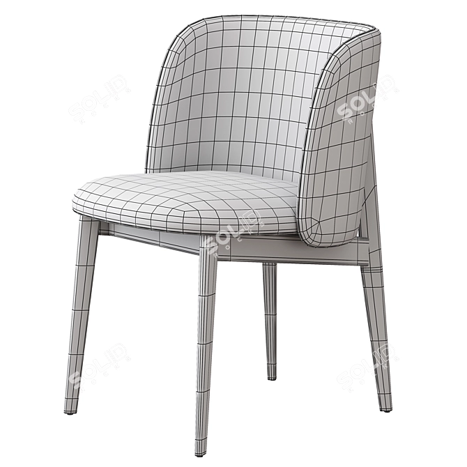  Sleek ABREY Chair Render Set 3D model image 7