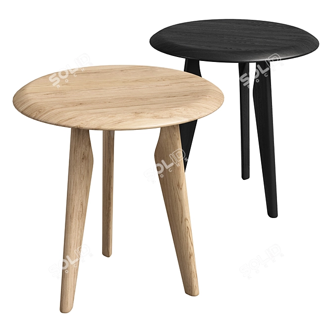 Modern Iklwa Side Table 3D model image 1