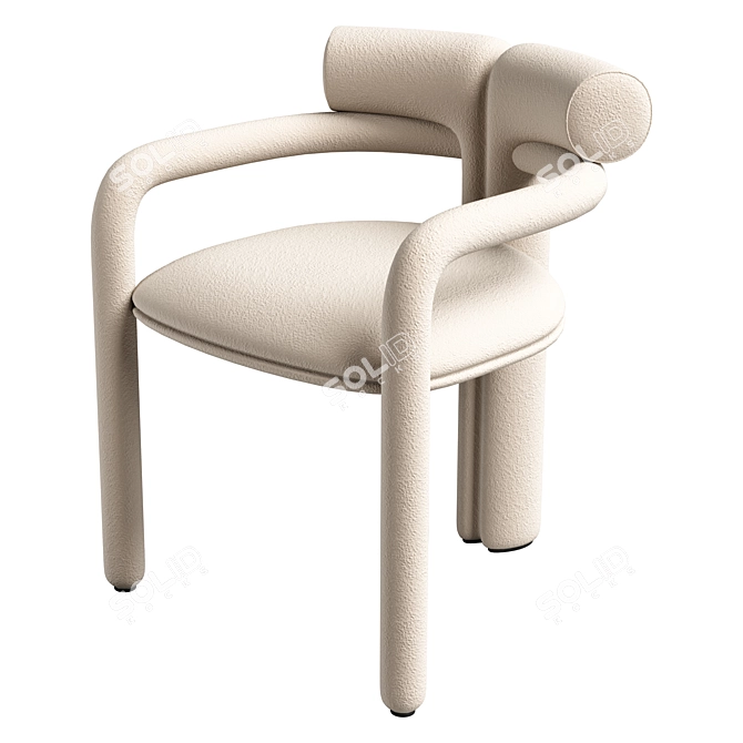 Contemporary Chair Tavalo A UV-Mapped 3D model image 2