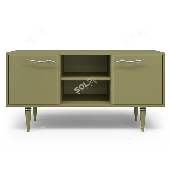 Art Kolor Matte TV Stand 3D model image 4